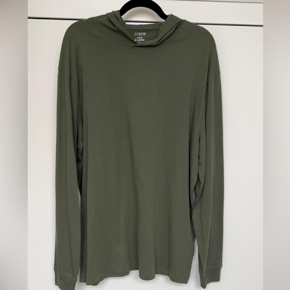 J. Crew Men's Long Sleeve Shirt in Olive